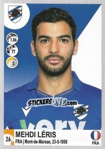 Figurina Mehdi Léris - Calciatori 2020-2021 - Panini