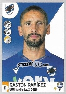 Cromo Gastón Ramírez - Calciatori 2020-2021 - Panini