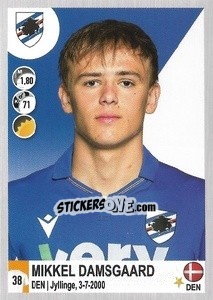 Cromo Mikkel Damsgaard - Calciatori 2020-2021 - Panini