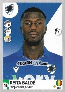 Sticker Keita Baldé - Calciatori 2020-2021 n. 445 - Panini