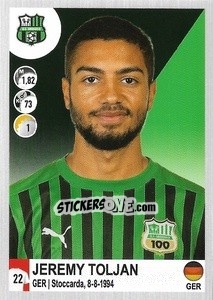 Sticker Jeremy Toljan - Calciatori 2020-2021 - Panini