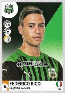 Cromo Federico Ricci - Calciatori 2020-2021 - Panini