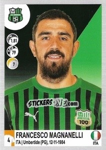 Figurina Francesco Magnanelli - Calciatori 2020-2021 - Panini