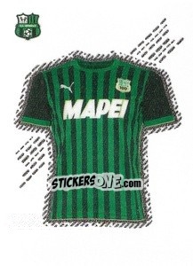 Sticker Sassuolo (Maglia Home) - Calciatori 2020-2021 - Panini