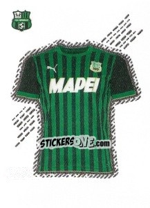 Cromo Sassuolo (Maglia Home) - Calciatori 2020-2021 - Panini