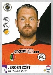 Cromo Jeroen Zoet - Calciatori 2020-2021 - Panini