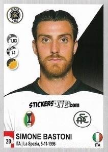 Sticker Simone Bastoni - Calciatori 2020-2021 n. 482 - Panini