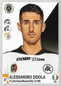 Cromo Alessandro Deiola - Calciatori 2020-2021 - Panini