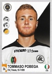 Figurina Tommaso Pobega - Calciatori 2020-2021 - Panini