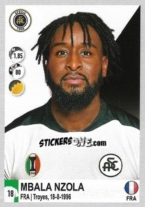 Figurina M'Bala Nzola - Calciatori 2020-2021 - Panini