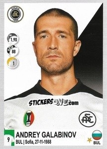 Cromo Andrej Gălăbinov - Calciatori 2020-2021 - Panini