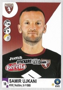 Figurina Samir Ujkani - Calciatori 2020-2021 - Panini