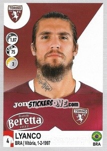 Cromo Lyanco - Calciatori 2020-2021 - Panini