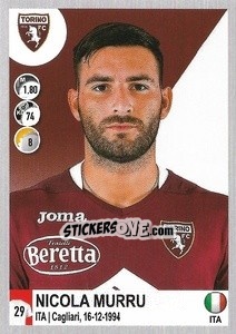 Figurina Nicola Murru - Calciatori 2020-2021 - Panini