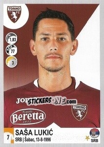 Sticker Saša Lukic - Calciatori 2020-2021 n. 519 - Panini