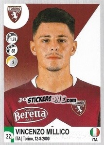 Cromo Vincenzo Millico - Calciatori 2020-2021 - Panini