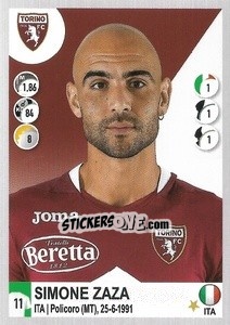 Figurina Simone Zaza - Calciatori 2020-2021 - Panini