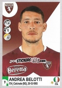 Figurina Andrea Belotti - Calciatori 2020-2021 - Panini