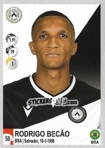 Sticker Rodrigo Becão - Calciatori 2020-2021 - Panini