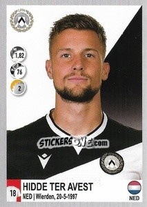 Sticker Hidde ter Avest - Calciatori 2020-2021 - Panini