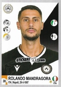 Figurina Rolando Mandragora - Calciatori 2020-2021 - Panini