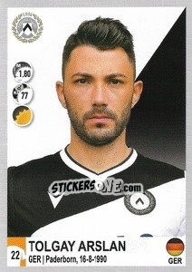 Figurina Tolgay Arslan - Calciatori 2020-2021 - Panini