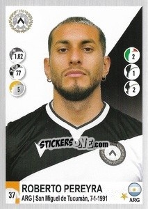 Figurina Roberto Pereyra - Calciatori 2020-2021 - Panini