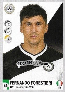 Figurina Fernando Forestieri - Calciatori 2020-2021 - Panini