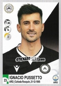 Sticker Ignacio Pussetto - Calciatori 2020-2021 - Panini