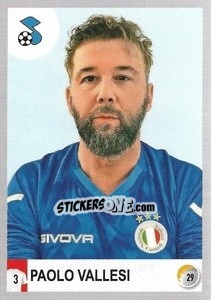 Sticker Paolo Vallesi - Calciatori 2020-2021 - Panini