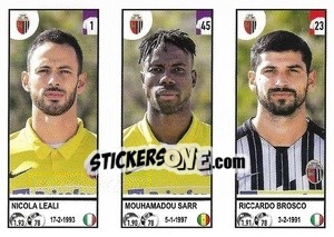 Sticker Nicola Leali / Mouhamadou Sarr / Riccardo Brosco