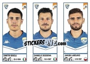 Sticker Dimitri Bisoli / Daniele Dessena / Jakub Labojko - Calciatori 2020-2021 - Panini