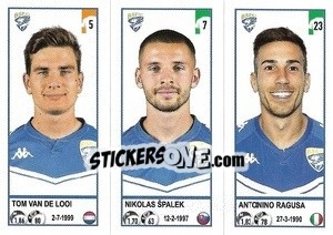 Sticker Tom van de Looi / Nikolas Špalek / Antonino Ragusa - Calciatori 2020-2021 - Panini