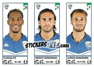 Figurina Florian Ayé / Ernesto Torregrossa / Alfredo Donnarumma - Calciatori 2020-2021 - Panini