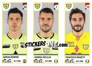 Sticker Adrian Šemper / Andrea Seculin / Francesco Renzetti - Calciatori 2020-2021 - Panini