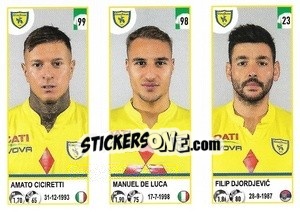 Figurina Amato Ciciretti / Manuel De Luca / Filip Ðordevic - Calciatori 2020-2021 - Panini