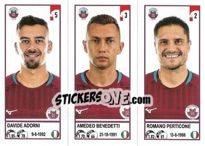 Sticker Davide Adorni / Amedeo Benedetti / Romano Perticone