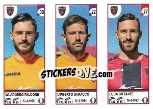 Cromo Wladimiro Falcone / Umberto Saracco / Luca Bittante - Calciatori 2020-2021 - Panini