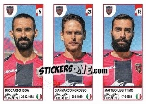 Cromo Riccardo Idda / Gianmarco Ingrosso / Matteo Legittimo - Calciatori 2020-2021 - Panini