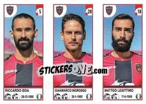 Figurina Riccardo Idda / Gianmarco Ingrosso / Matteo Legittimo - Calciatori 2020-2021 - Panini