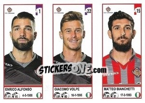 Sticker Enrico Alfonso / Giacomo Volpe / Matteo Bianchetti - Calciatori 2020-2021 - Panini