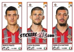 Sticker Marco Pinato / Luca Valzania / Gianluca Gaetano - Calciatori 2020-2021 - Panini