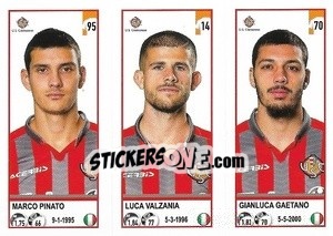 Figurina Marco Pinato / Luca Valzania / Gianluca Gaetano - Calciatori 2020-2021 - Panini