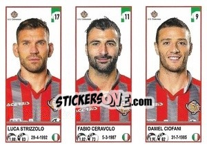 Cromo Luca Strizzolo / Fabio Ceravolo / Daniel Ciofani - Calciatori 2020-2021 - Panini