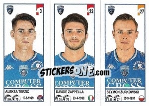 Cromo Aleksa Terzic / Davide Zappella / Szymon Żurkowski - Calciatori 2020-2021 - Panini
