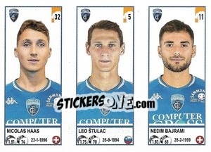 Cromo Nicolas Haas / Leo Štulac / Nedim Bajrami - Calciatori 2020-2021 - Panini