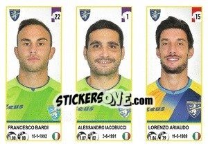 Sticker Francesco Bardi / Alessandro Iacobucci / Lorenzo Ariaudo - Calciatori 2020-2021 - Panini