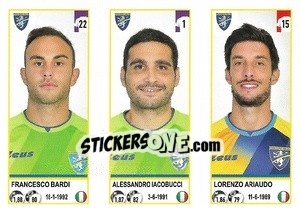 Cromo Francesco Bardi / Alessandro Iacobucci / Lorenzo Ariaudo - Calciatori 2020-2021 - Panini