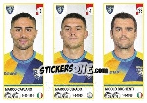 Cromo Marco Capuano / Marcos Curado / Nicolò Brighenti - Calciatori 2020-2021 - Panini