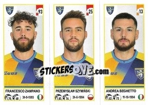 Cromo Francesco Zampano / Przemysław Szymiński / Andrea Beghetto - Calciatori 2020-2021 - Panini